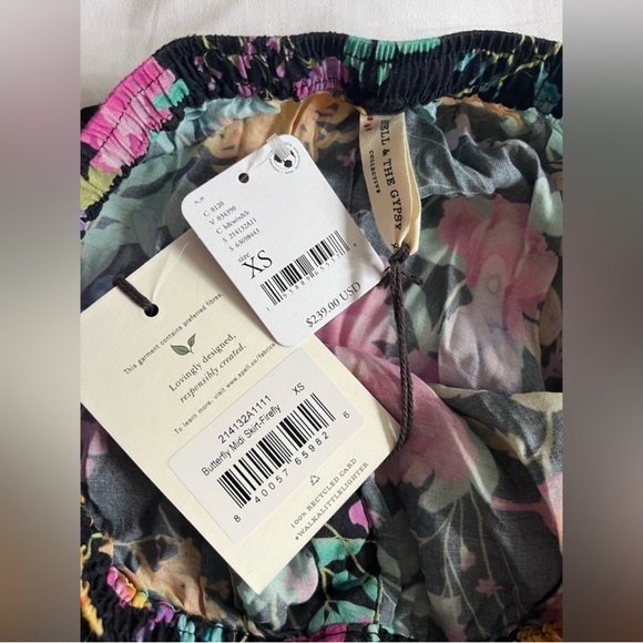 Spell Butterfly Midi Floral Skirt Firefly - Picture 9 of 10